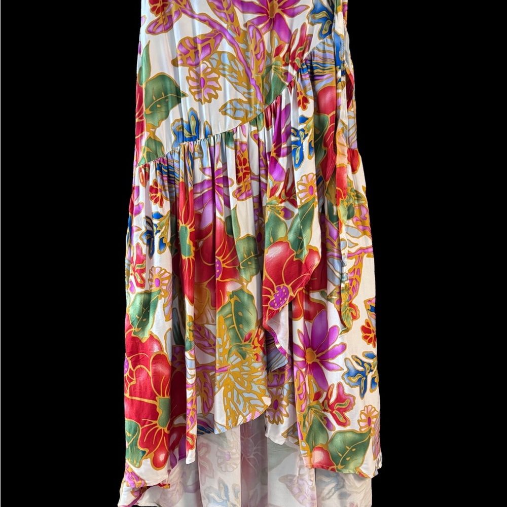 Cynthia Rowley Multicolor Floral Wrap Skirt